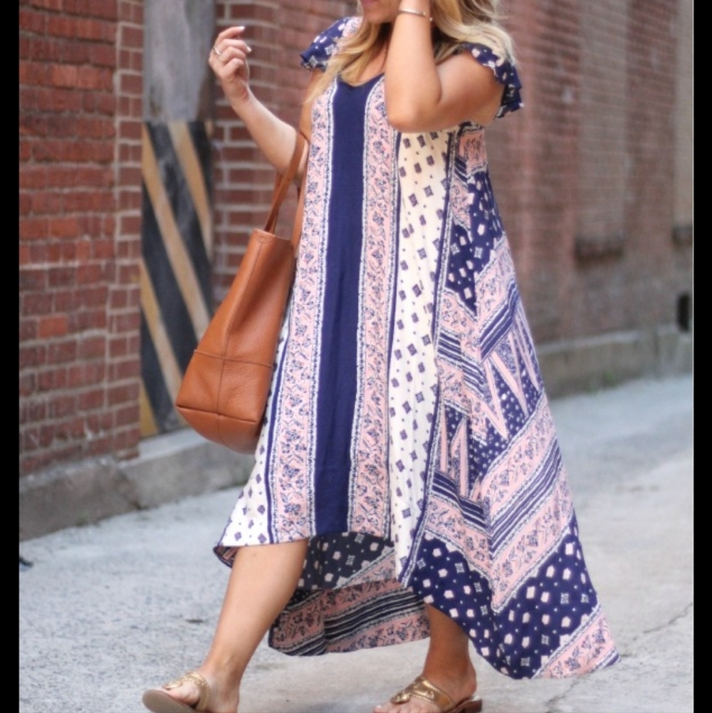 Anthropologie Maeve Summertide Swing Sz M
